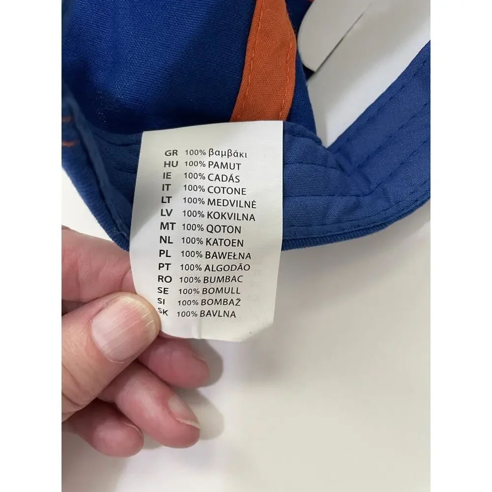 PSSI Packers Sanitation Services Blue Orange Embroidered Logo Baseball Cap Hat